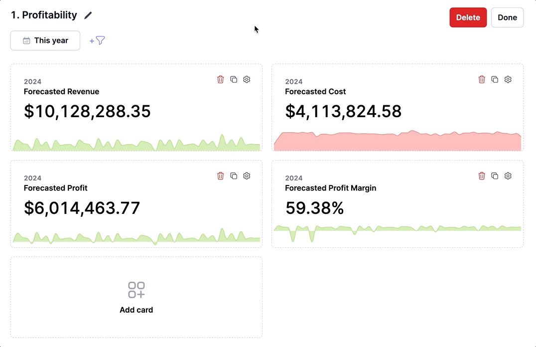 Applying global filters to dashboard demonstration in Metric AI