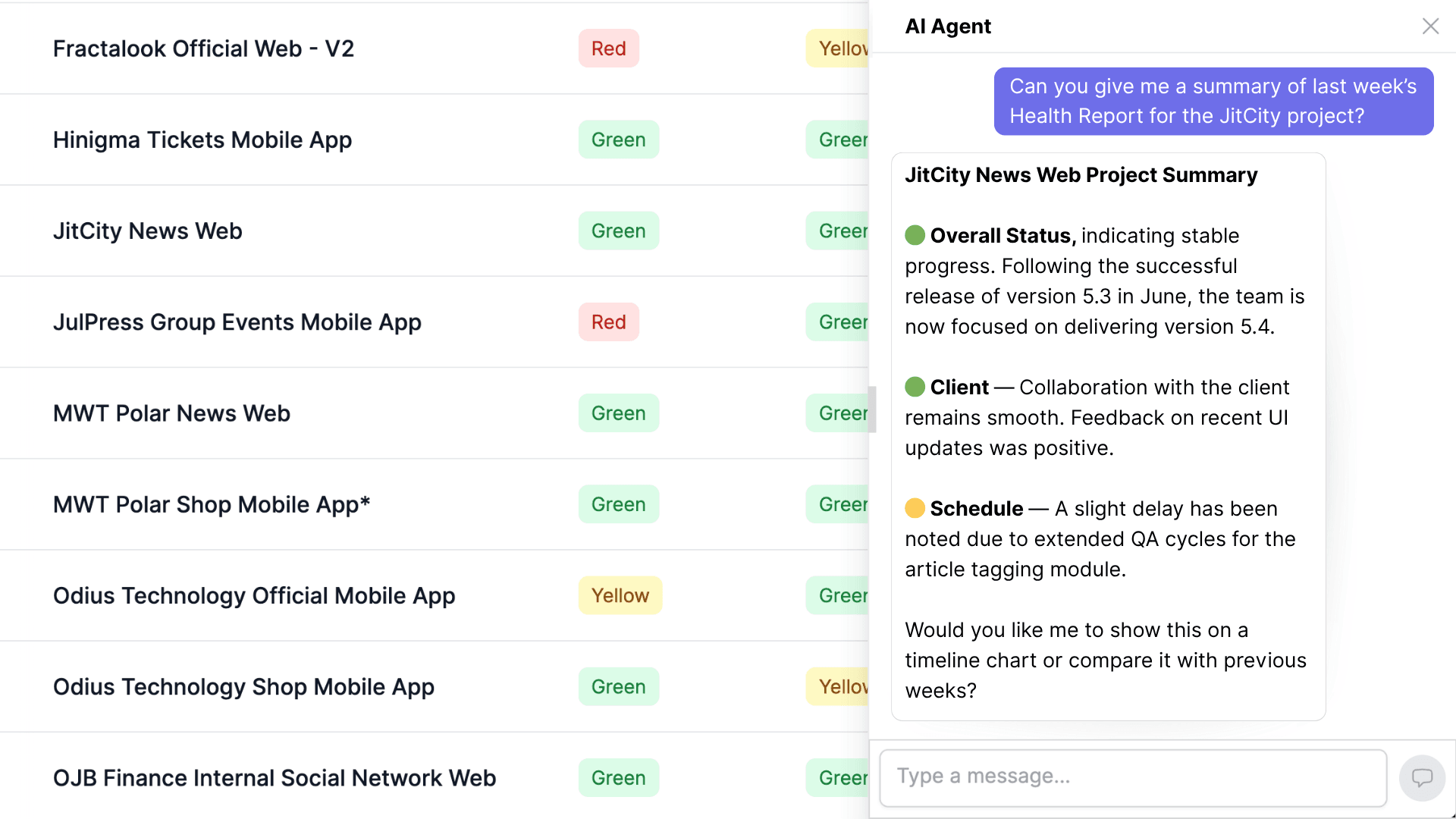 AI agent health monitoring dashboard showing automation performance metrics and alerts
